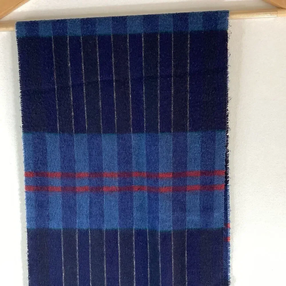 Christopher Hayes blue wool
